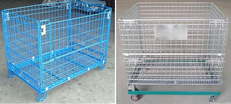 steel pallet cage