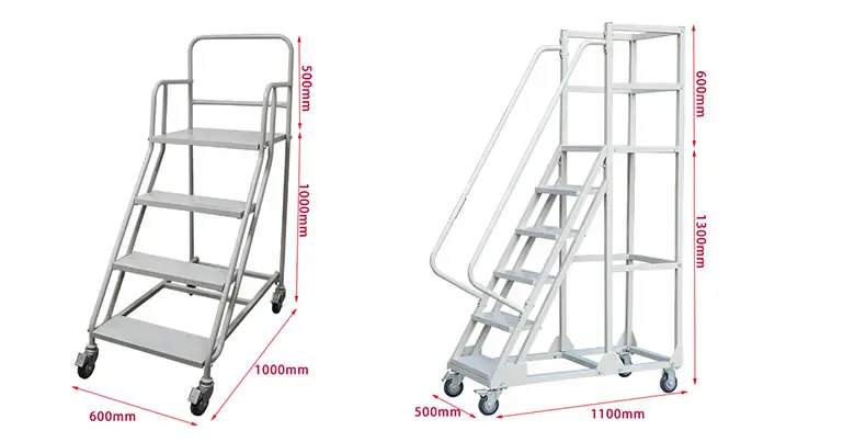 warehouse picking step ladder