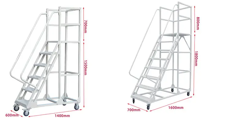 warehouse picking step ladder