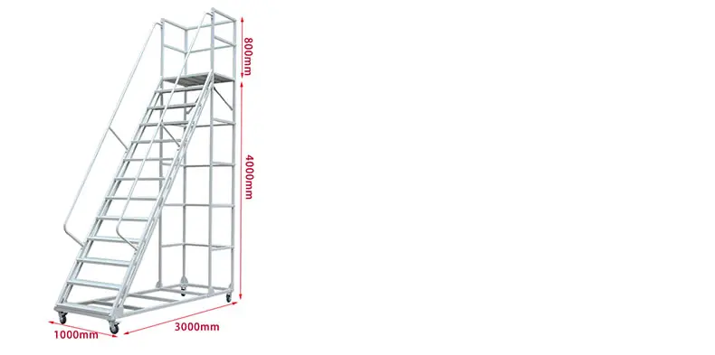 warehouse picking step ladder