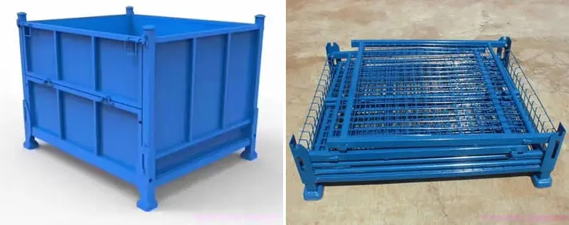 pallet collapsible box