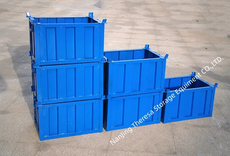 galvanized metal bin