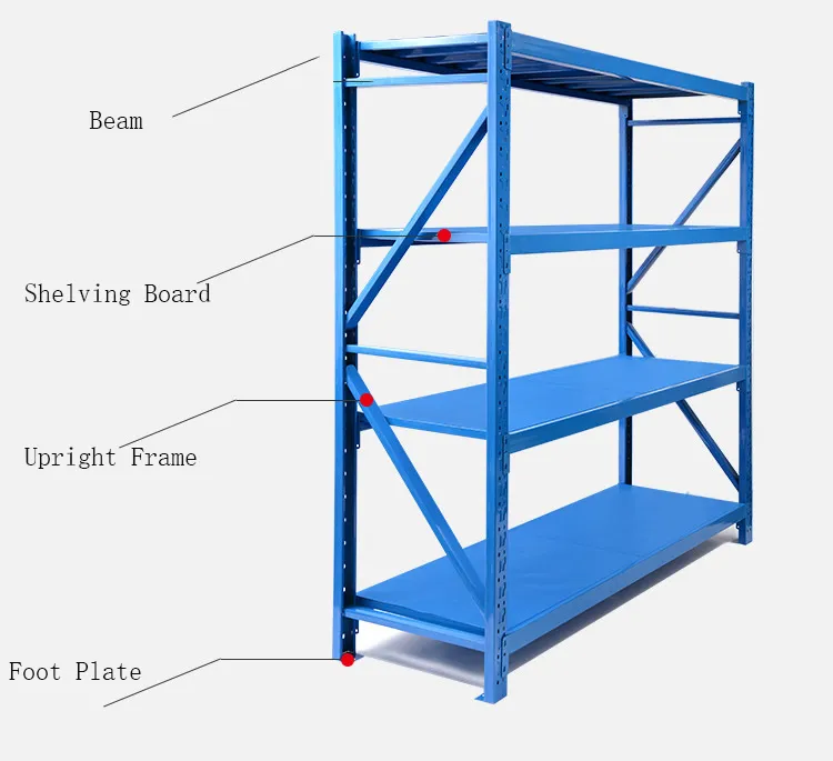 蝴蝶孔轻仓货架产品展示图
